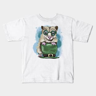 Funny hamster - St. Patrick's day Kids T-Shirt